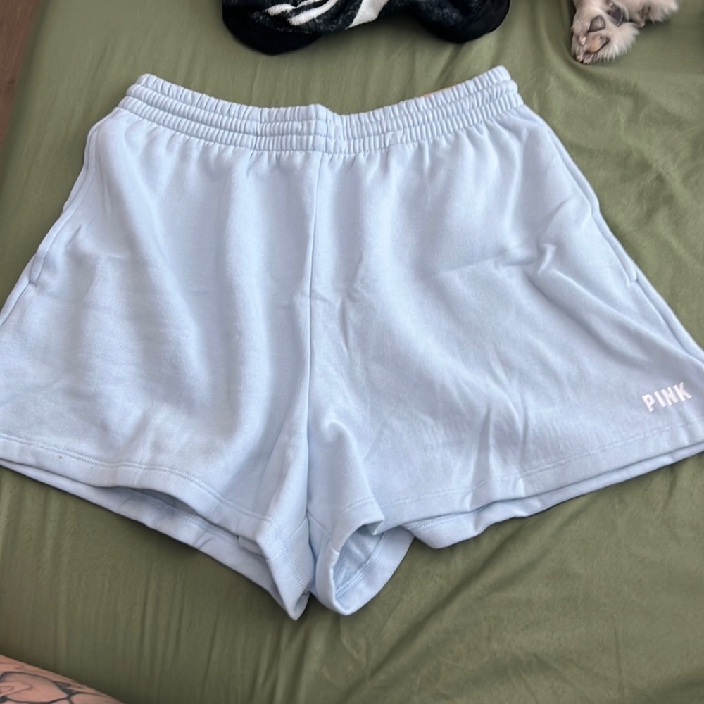 Pink high waisted shorts